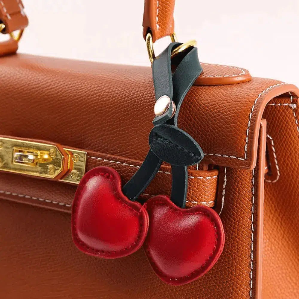 Cherry – Playful cherry design – Bag charm-15133596385653-Mirella Fiore