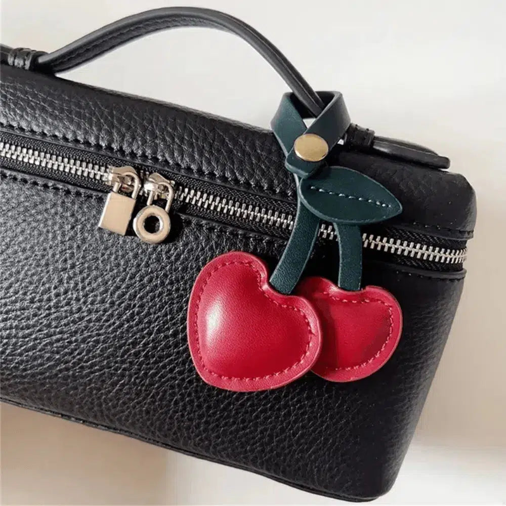 Cherry – Playful cherry design – Bag charm-15133596385653-Mirella Fiore