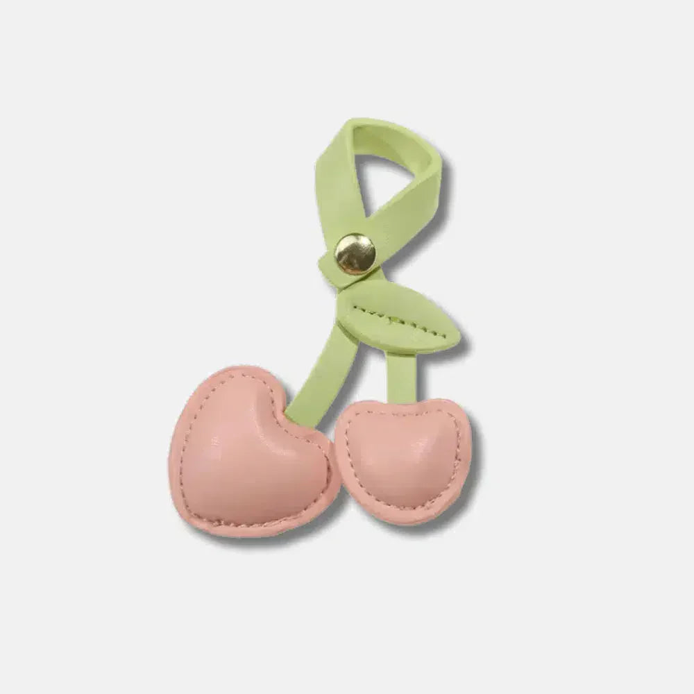 Cherry – Playful cherry design – Bag charm-15133596385653-Mirella Fiore