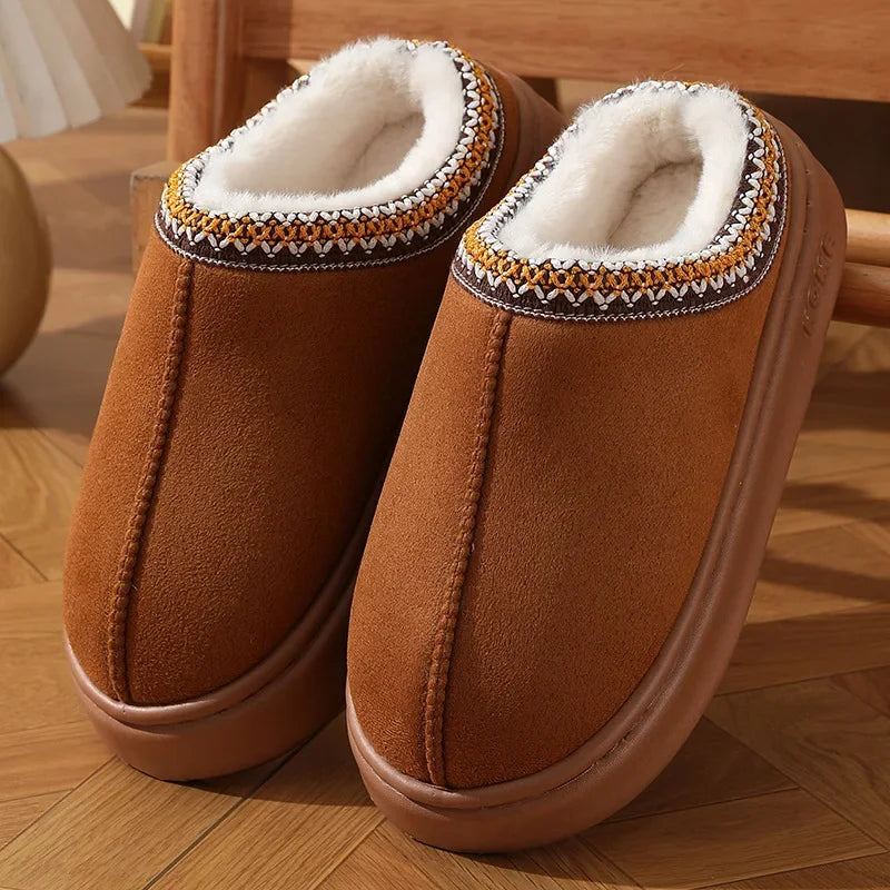 Chloe - Fluffy Platform Slippers-15547823128949-Mirella Fiore