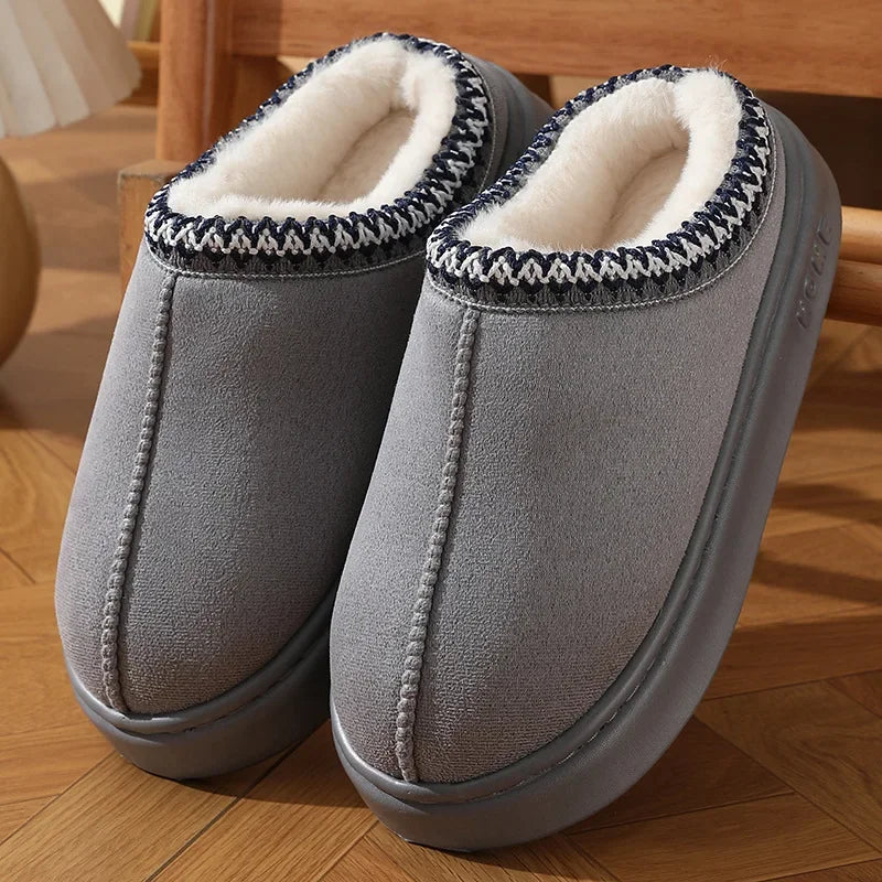 Chloe - Fluffy Platform Slippers-15547823128949-Mirella Fiore