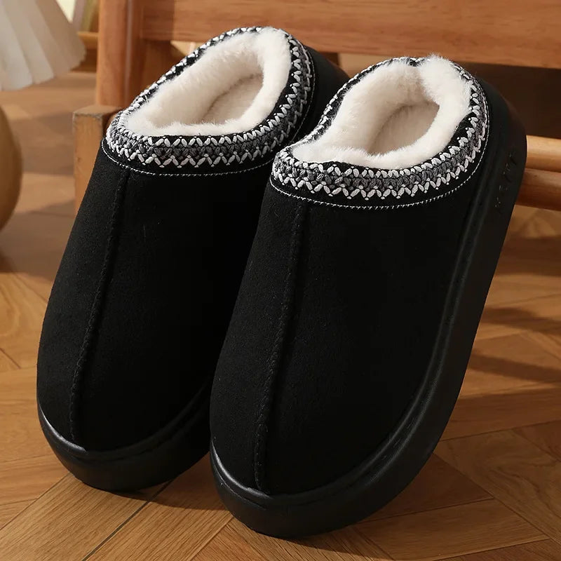 Chloe - Fluffy Platform Slippers-15547823128949-Mirella Fiore