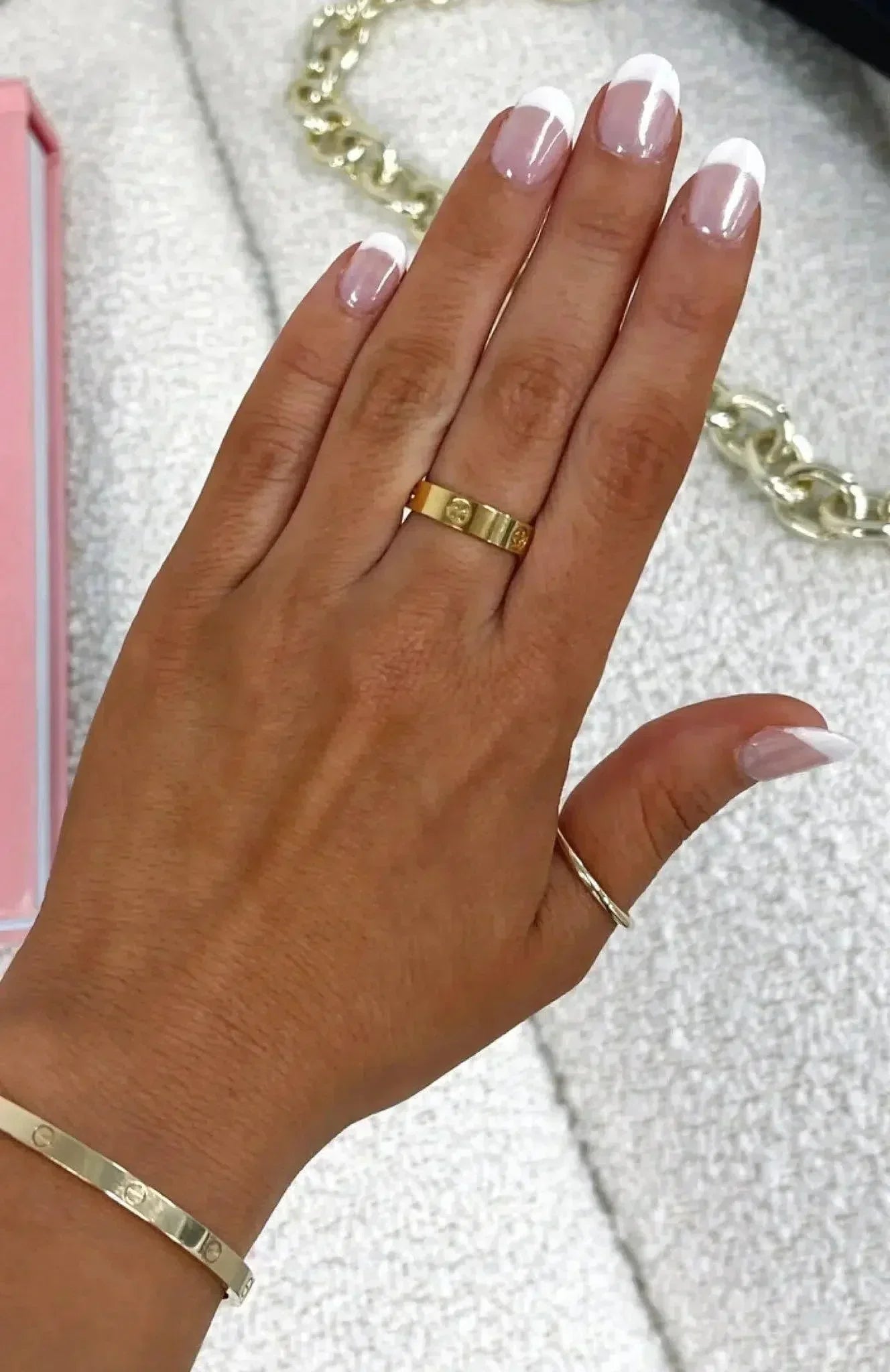 Clairette – Chunky design – Gold-plated ring-15227807236469-Nancy & Mae Savannah