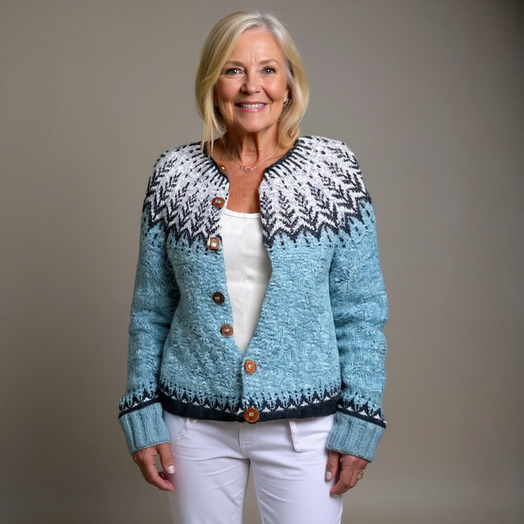Clara - Vintage Icelandic Cardigan-15531112530293-Mirella Fiore