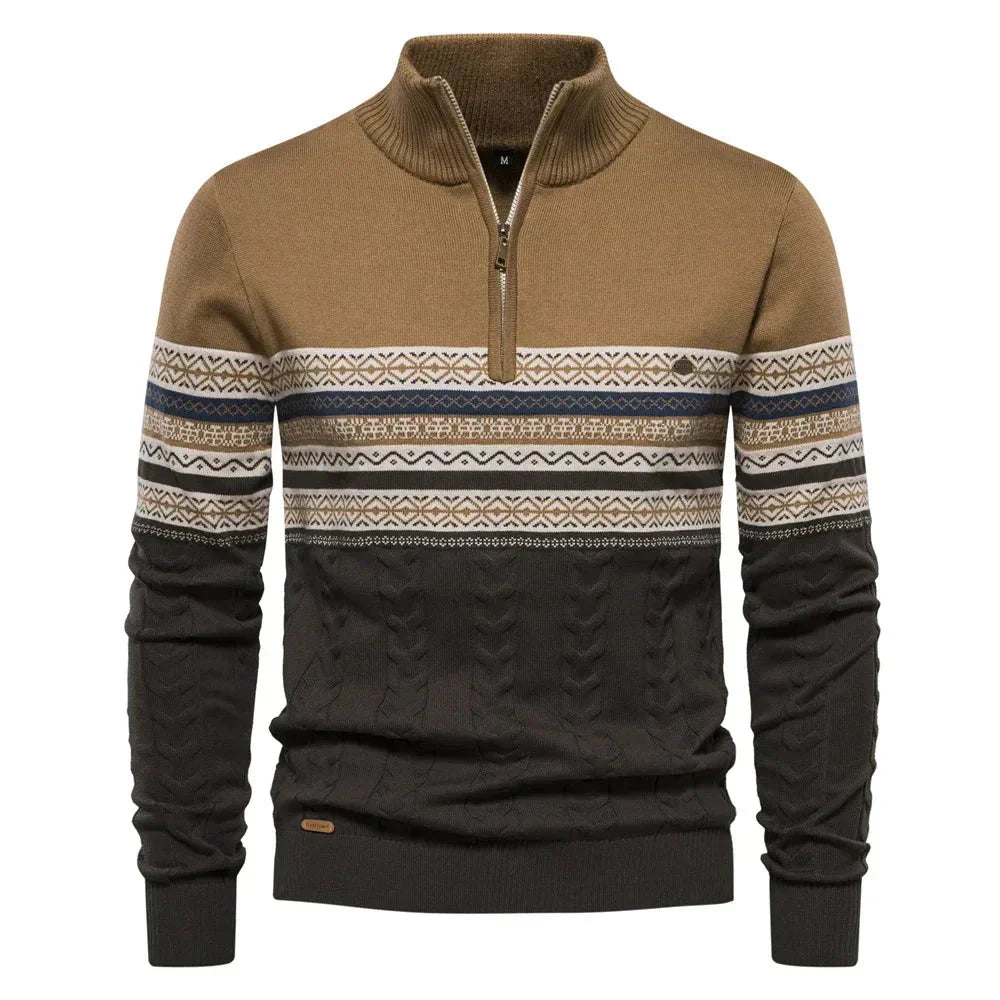 Clark Quarter Zip Jumper-15553980694901-Nancy & Mae Savannah