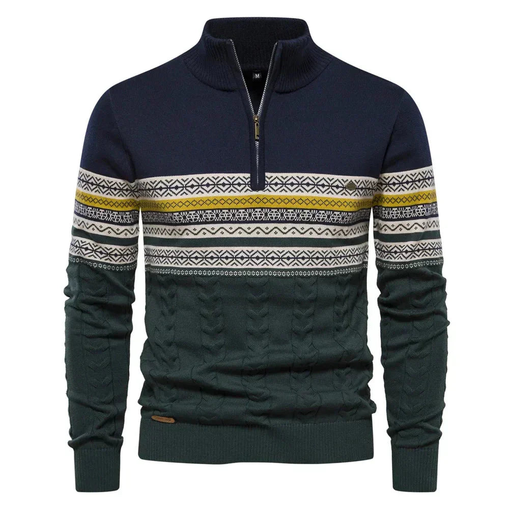 Clark Quarter Zip Jumper-15553980694901-Nancy & Mae Savannah