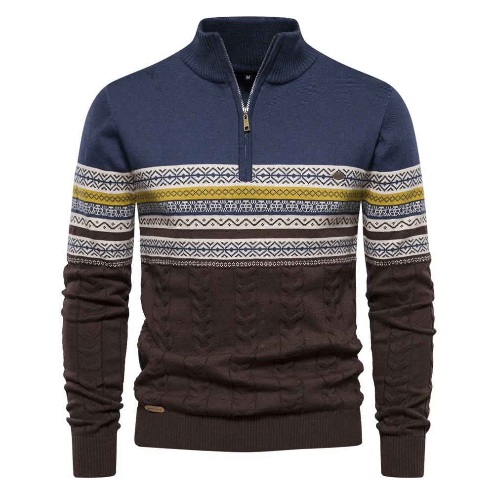 Clark Quarter Zip Jumper-15553980694901-Nancy & Mae Savannah