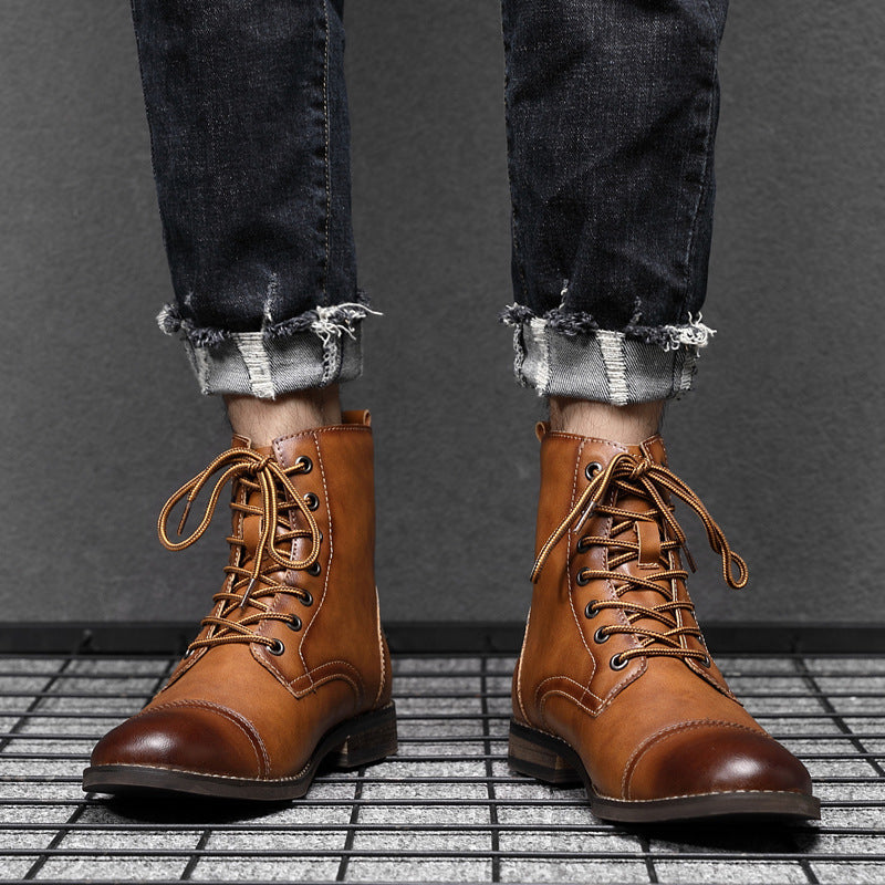 Claude - Genuine Leather Boots-15550769987957-Mirella Fiore