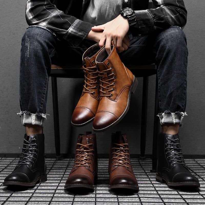 Claude - Genuine Leather Boots-15550769987957-Mirella Fiore