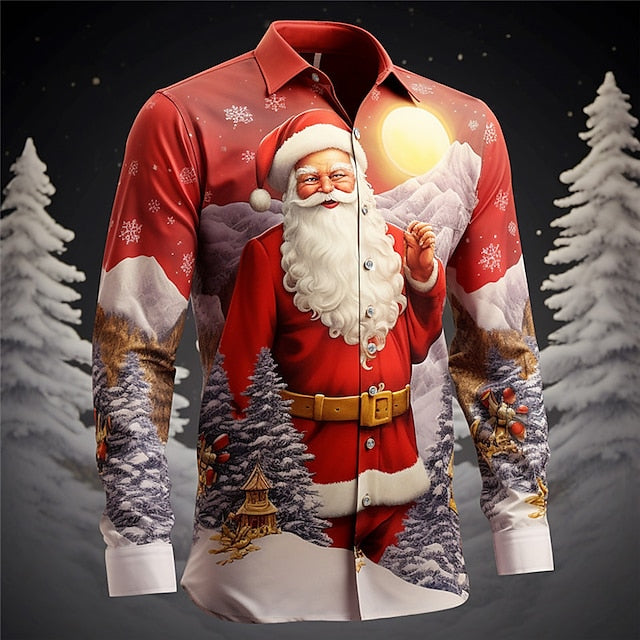 Claus - Elegant Christmas Shirt-15553985413493-Mirella Fiore
