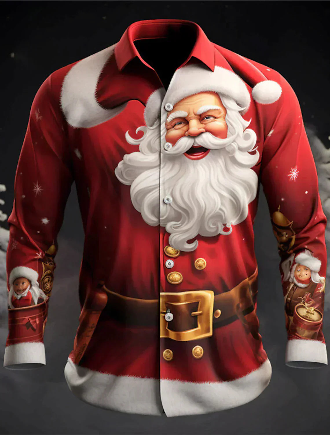 Claus - Elegant Christmas Shirt-15553985413493-Mirella Fiore