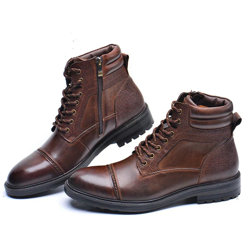 Colton - Premium Leather Boots for Men-15550770479477-Mirella Fiore