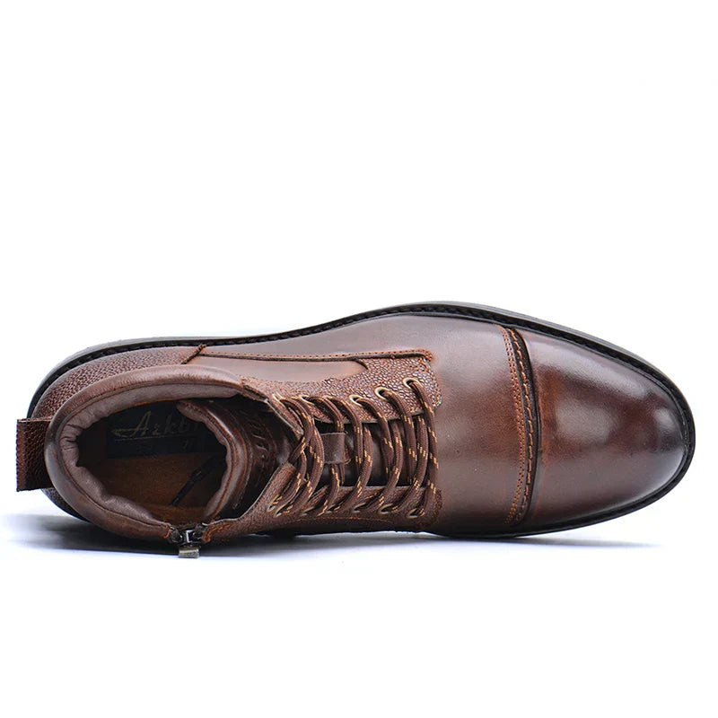 Colton - Premium Leather Boots for Men-15550770479477-Mirella Fiore