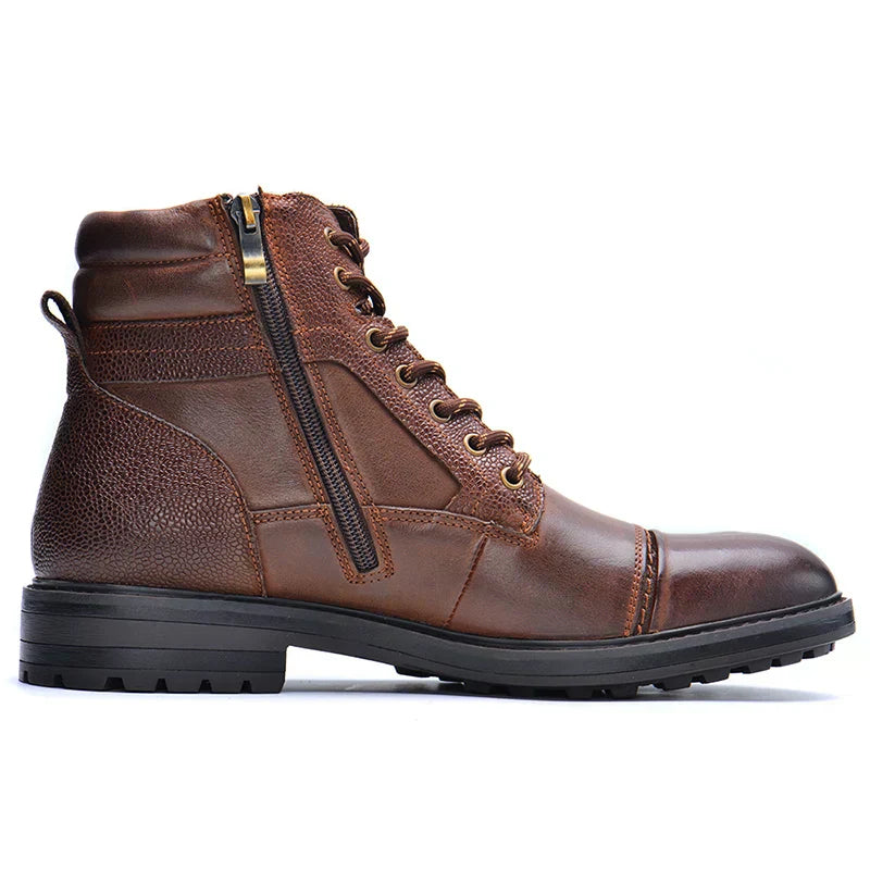 Colton - Premium Leather Boots for Men-15550770479477-Mirella Fiore