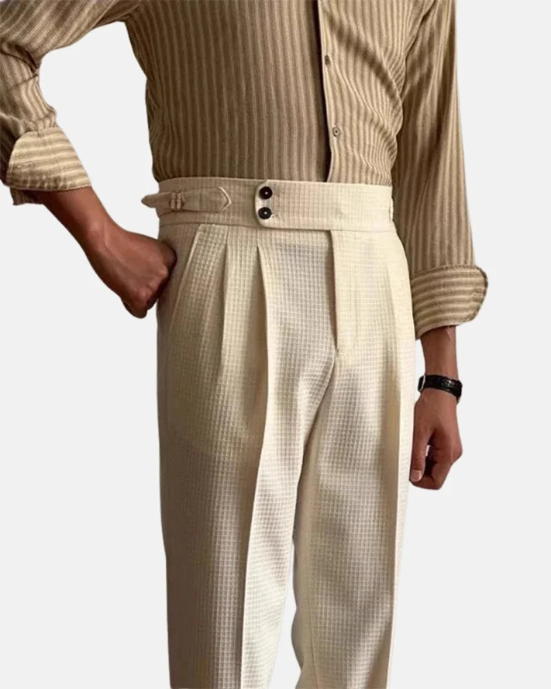 Columbus Jacquard Pants-15553983480181-Nancy & Mae Savannah