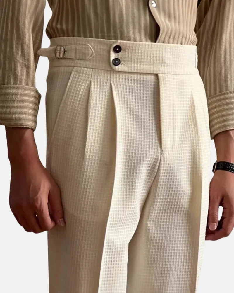 Columbus Jacquard Pants-15553983480181-Nancy & Mae Savannah