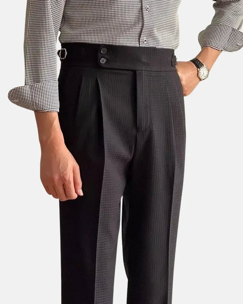 Columbus Jacquard Pants-15553983480181-Nancy & Mae Savannah