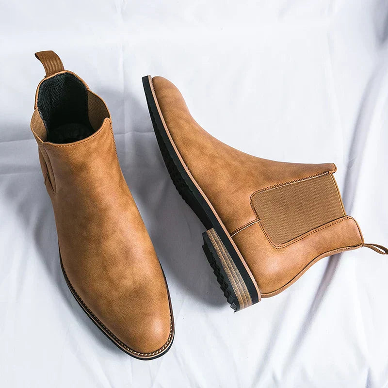 Cosmo - Leather Chelsea Boots-15550769889653-Mirella Fiore