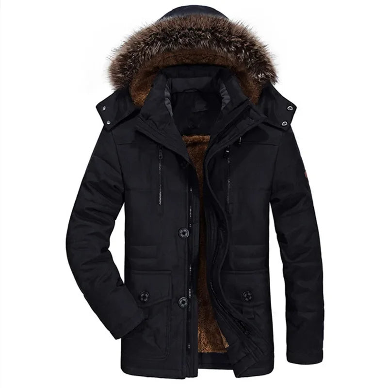 Cotton Hooded Winter Jacket-15519104794997-Mirella Fiore