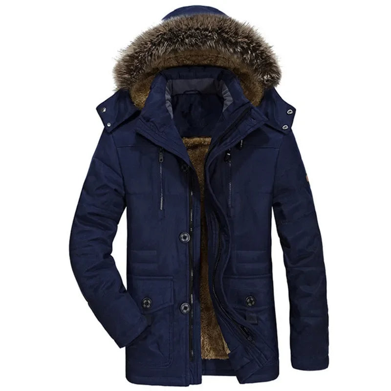 Cotton Hooded Winter Jacket-15519104794997-Mirella Fiore