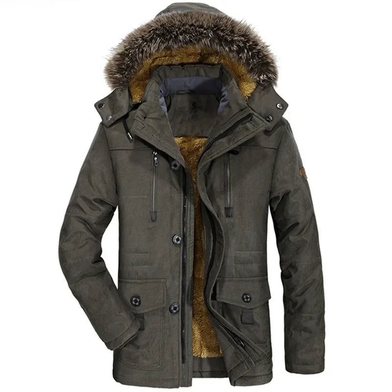 Cotton Hooded Winter Jacket-15519104794997-Mirella Fiore