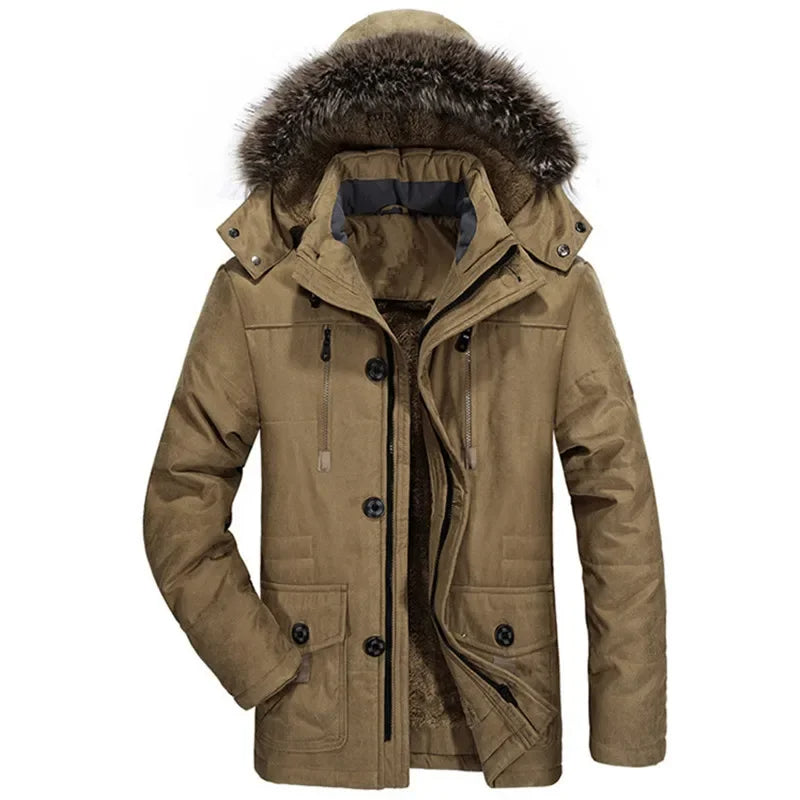 Cotton Hooded Winter Jacket-15519104794997-Mirella Fiore