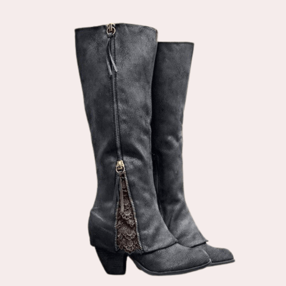 Cressida - Lace Rider Boots-15544869126517-Nancy & Mae Savannah