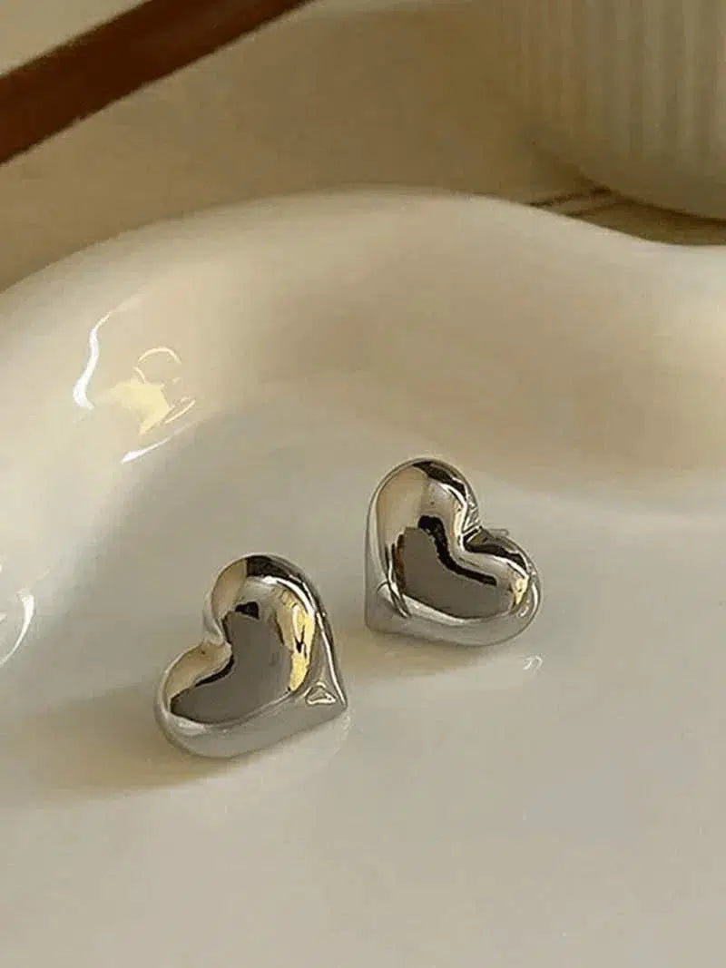 Cuore – Chunky design – Heart earrings-15227778597237-Nancy & Mae Savannah