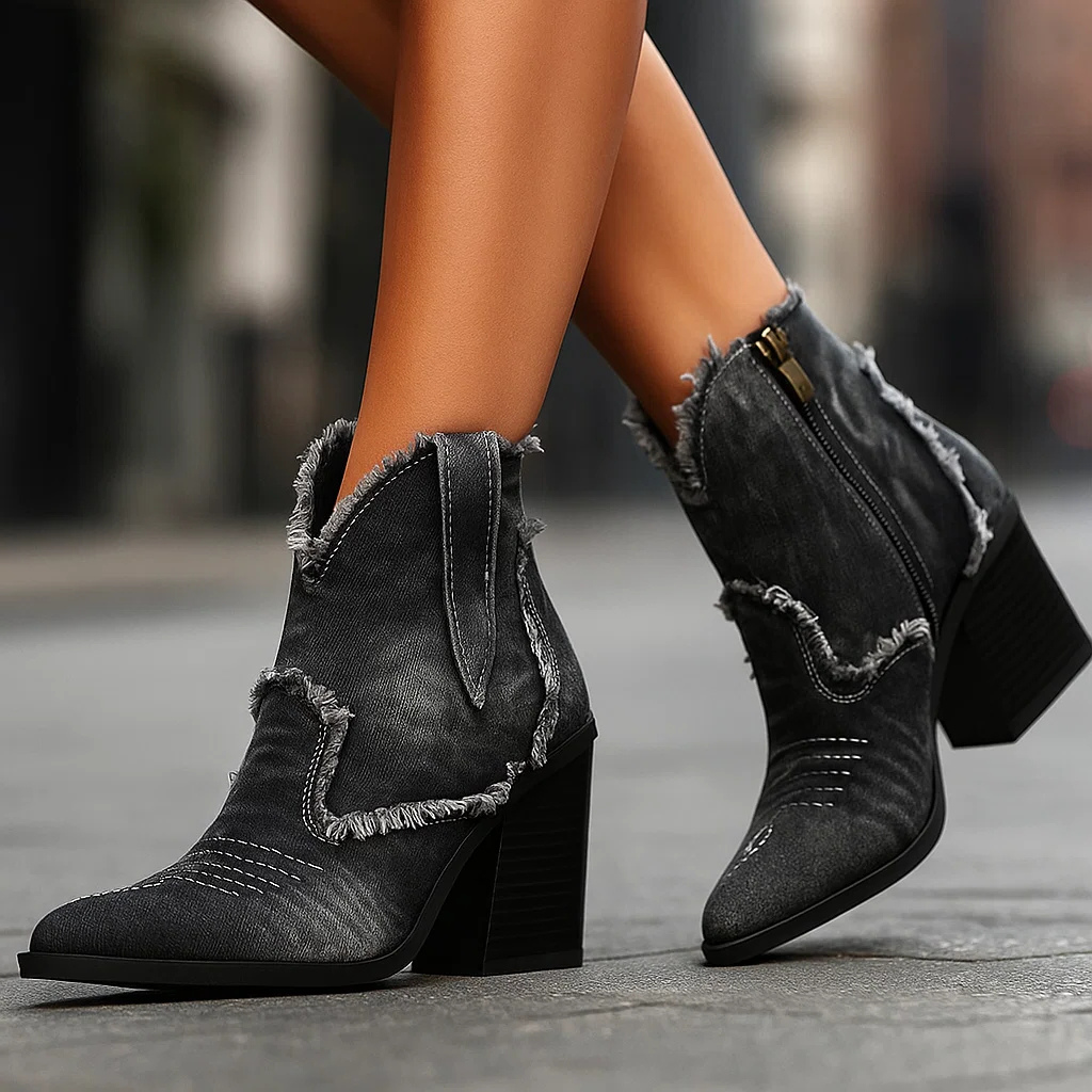 DAKOTA - LYNN DENIM BOOTS-15560640856437-Nancy & Mae Savannah