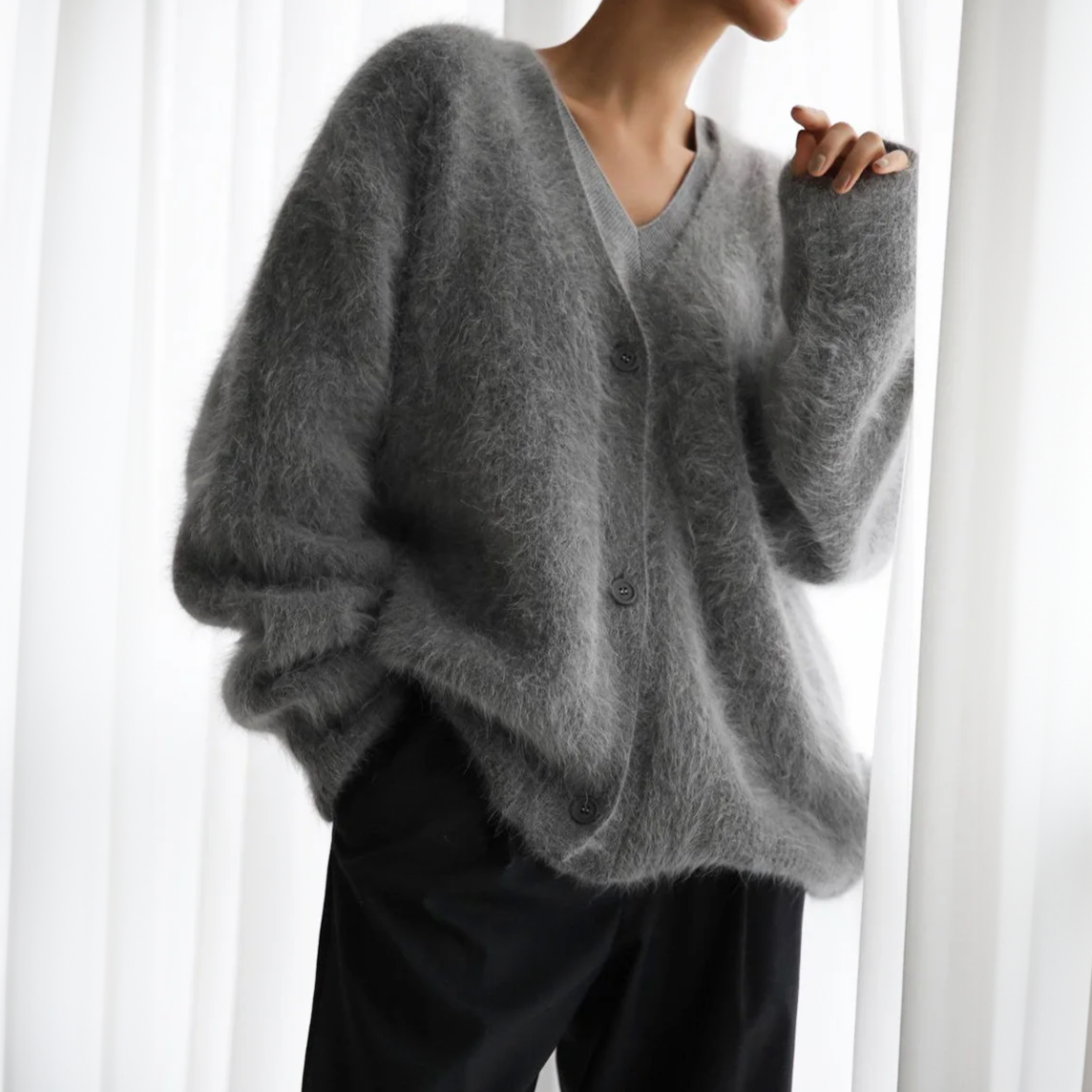 DHALIA - Elegant oversized cardigan-15519825822069-Mirella Fiore