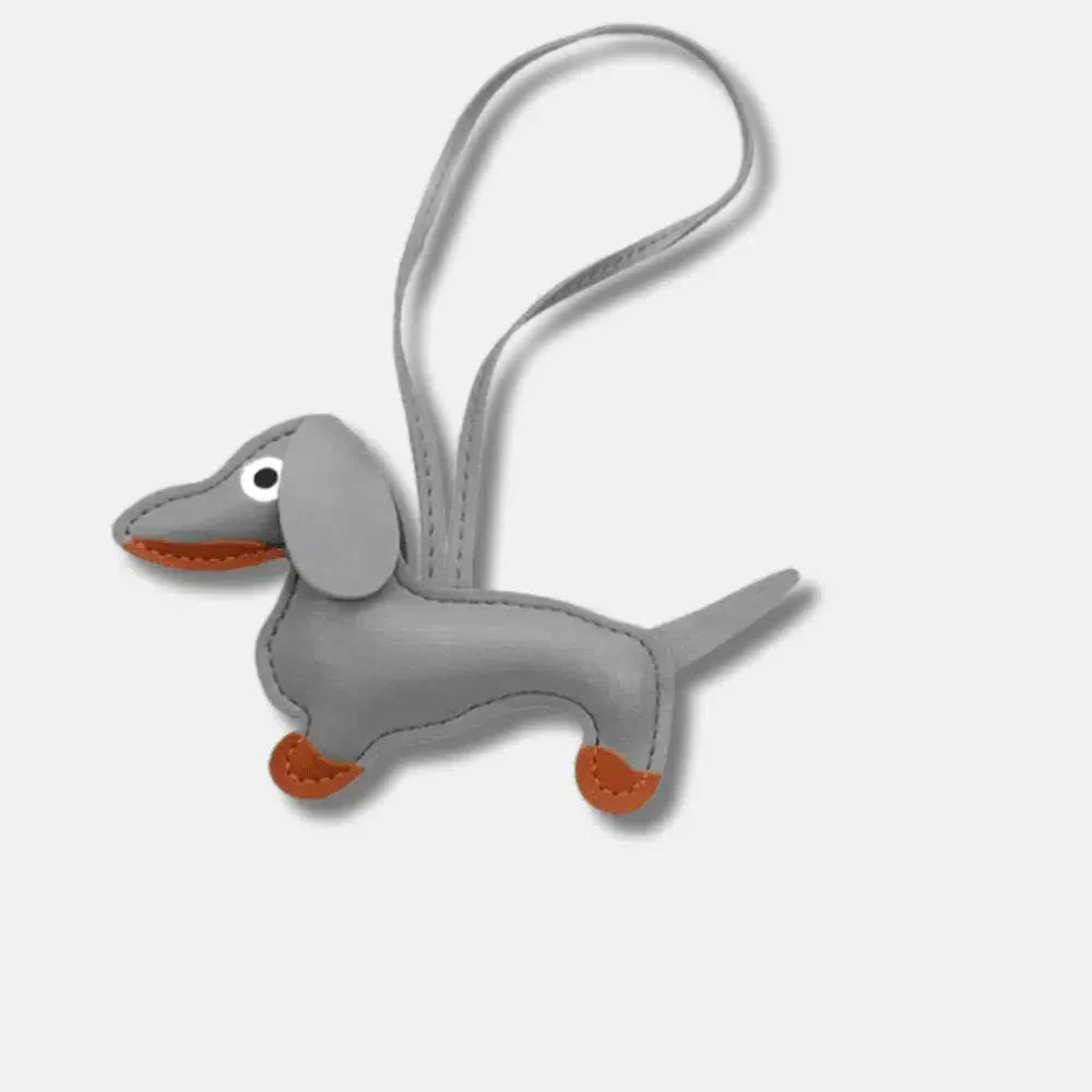 Dachshund – Playful dachshund design – Bag charm-15133605921141-Nancy & Mae Savannah