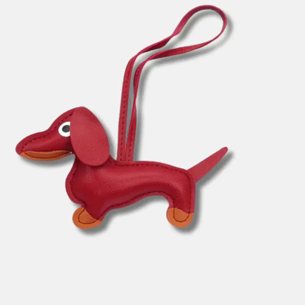 Dachshund – Playful dachshund design – Bag charm-15133605921141-Nancy & Mae Savannah