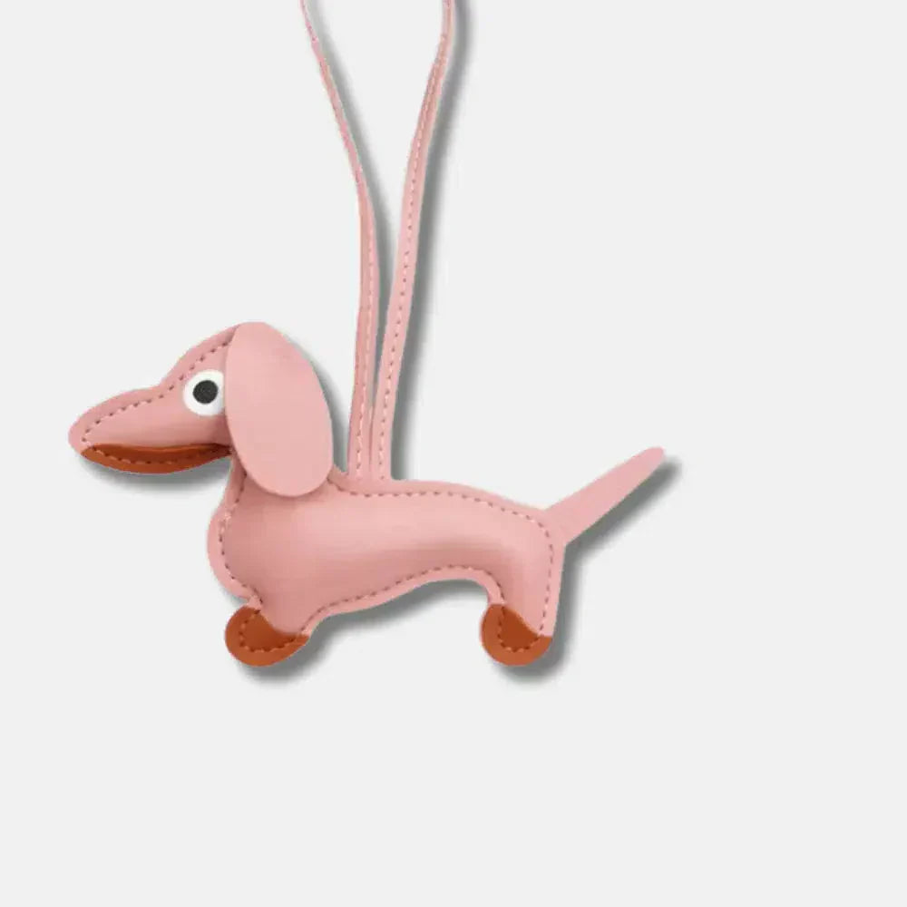 Dachshund – Playful dachshund design – Bag charm-15133605921141-Nancy & Mae Savannah