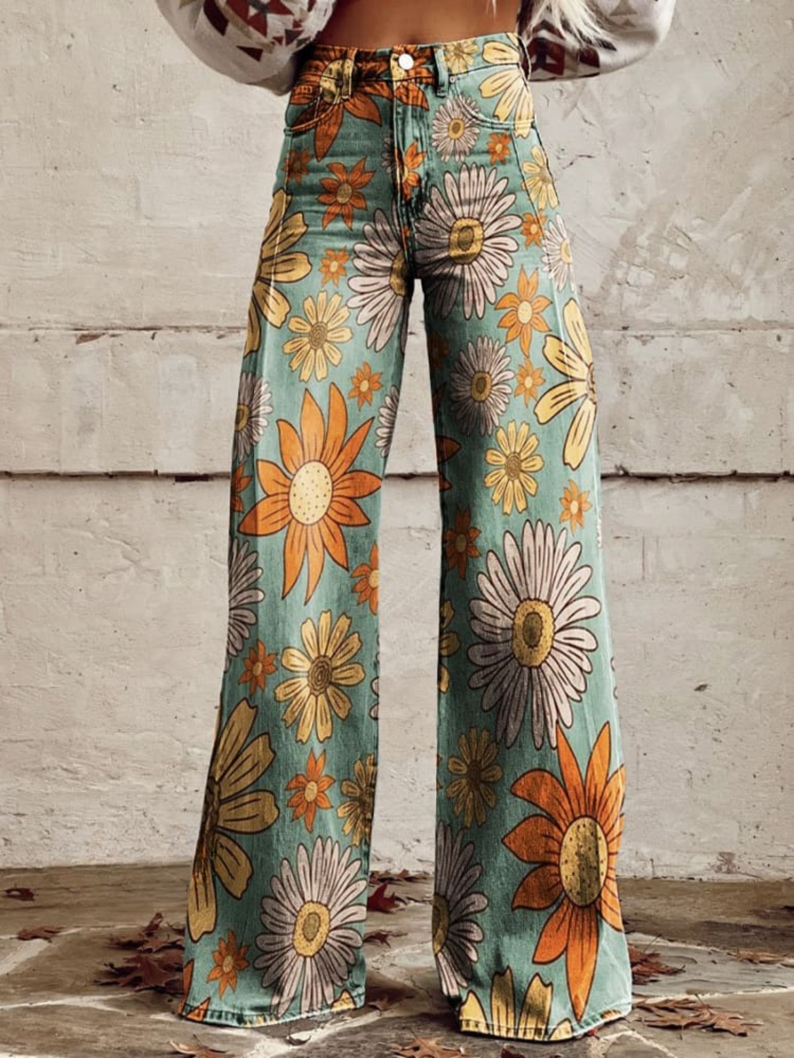 Daisy - Festival Bloom Wide-Leg pants-15531073667445-Nancy & Mae Savannah