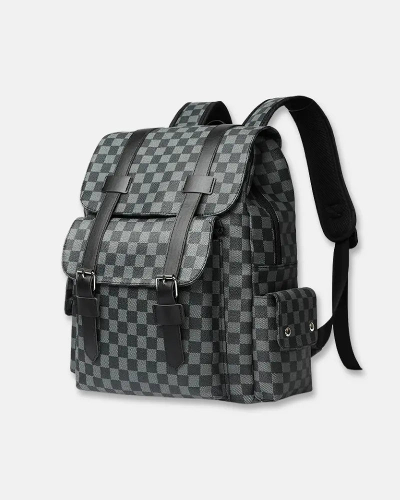 Damier Checkered Backpack-15553983447413-Nancy & Mae Savannah
