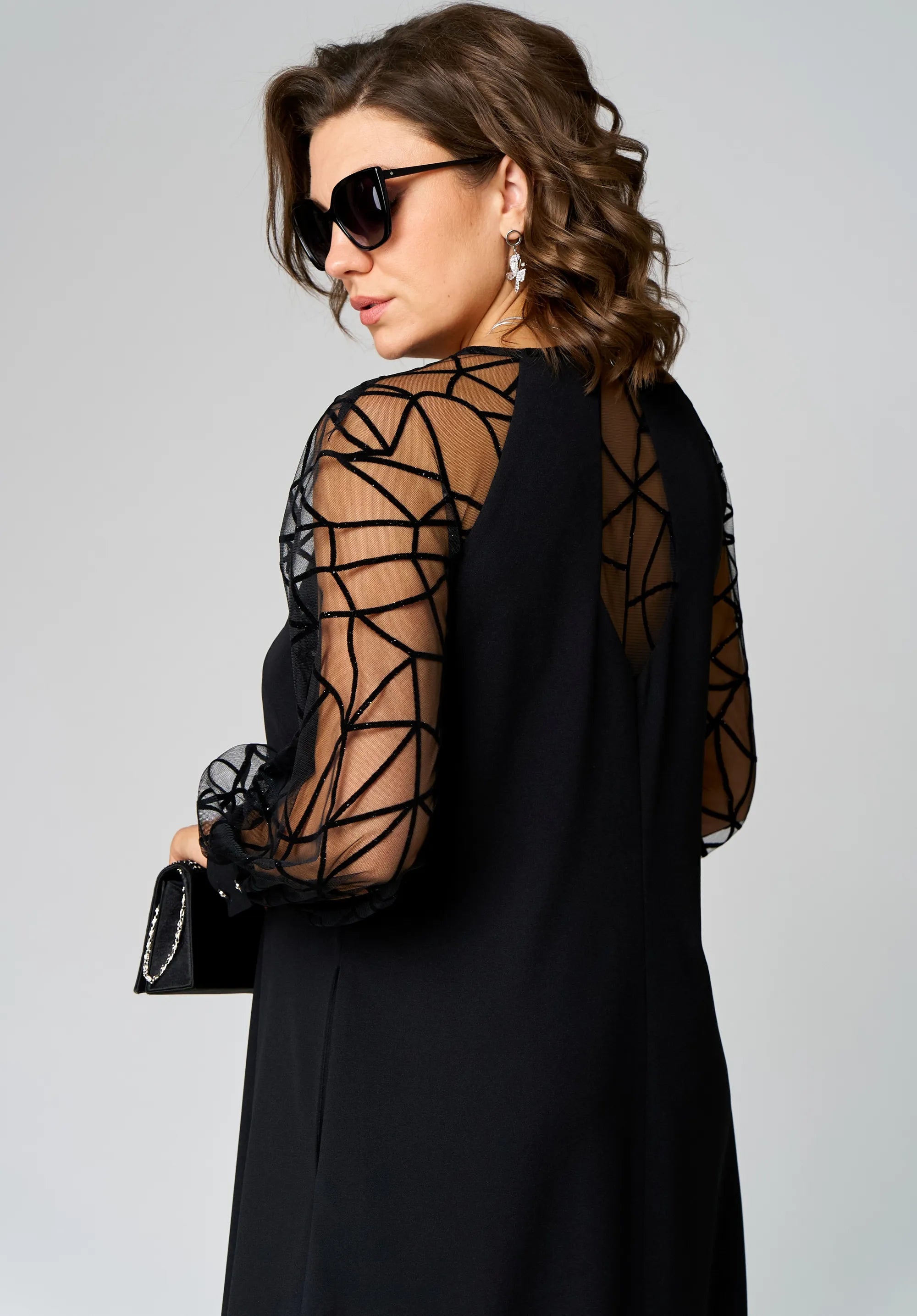Darcy - Elegant Tunic Dress-15553263174005-Mirella Fiore