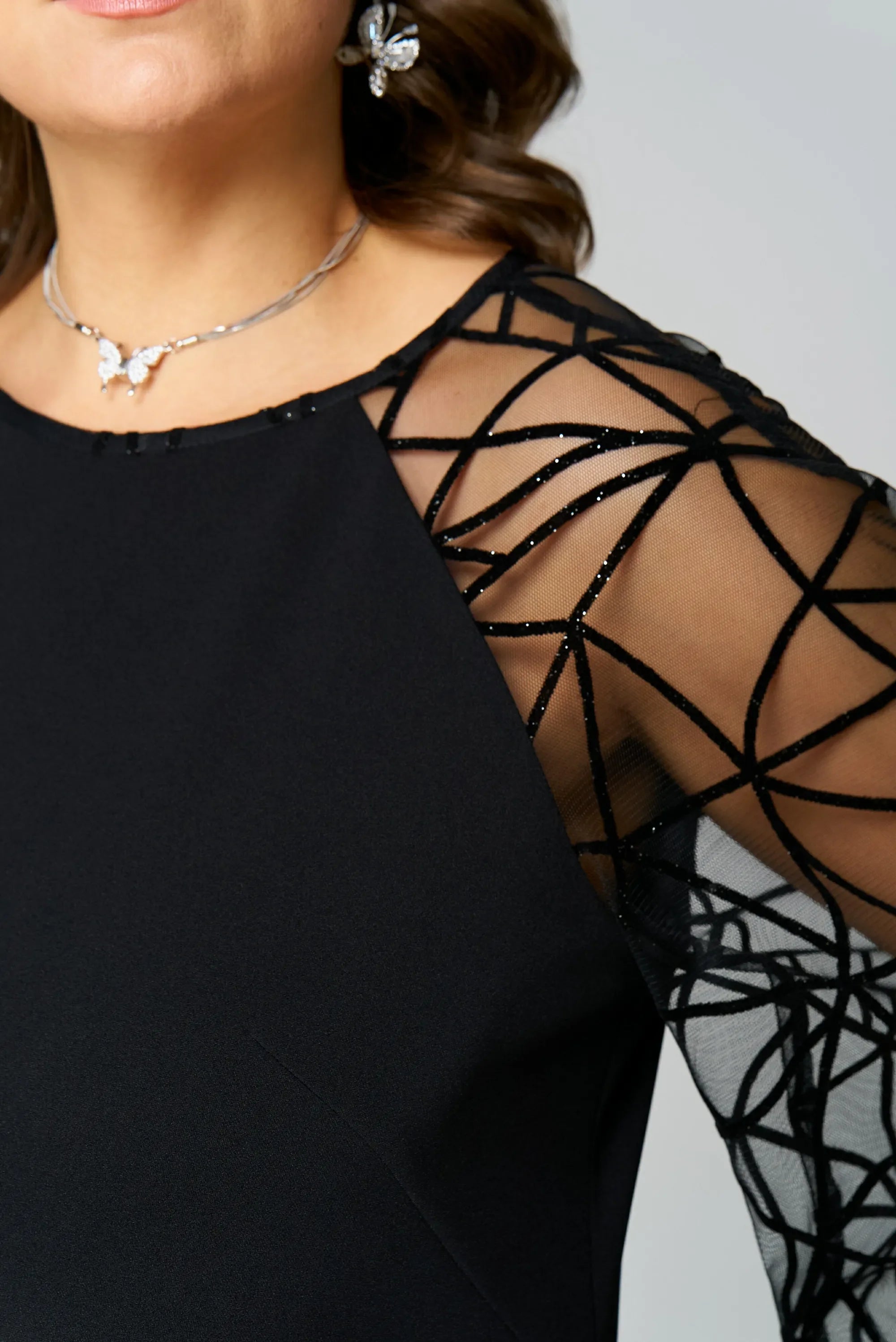 Darcy - Elegant Tunic Dress-15553263174005-Nancy & Mae Savannah