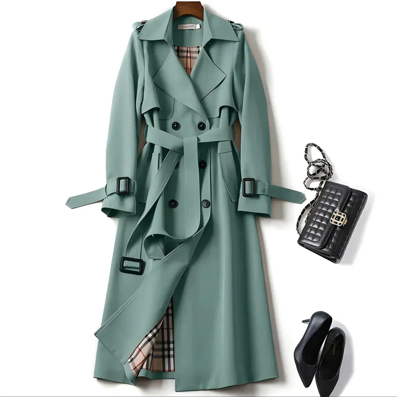 Darlene - Stylish Elegant Trench Coat-15518867259765-Mirella Fiore