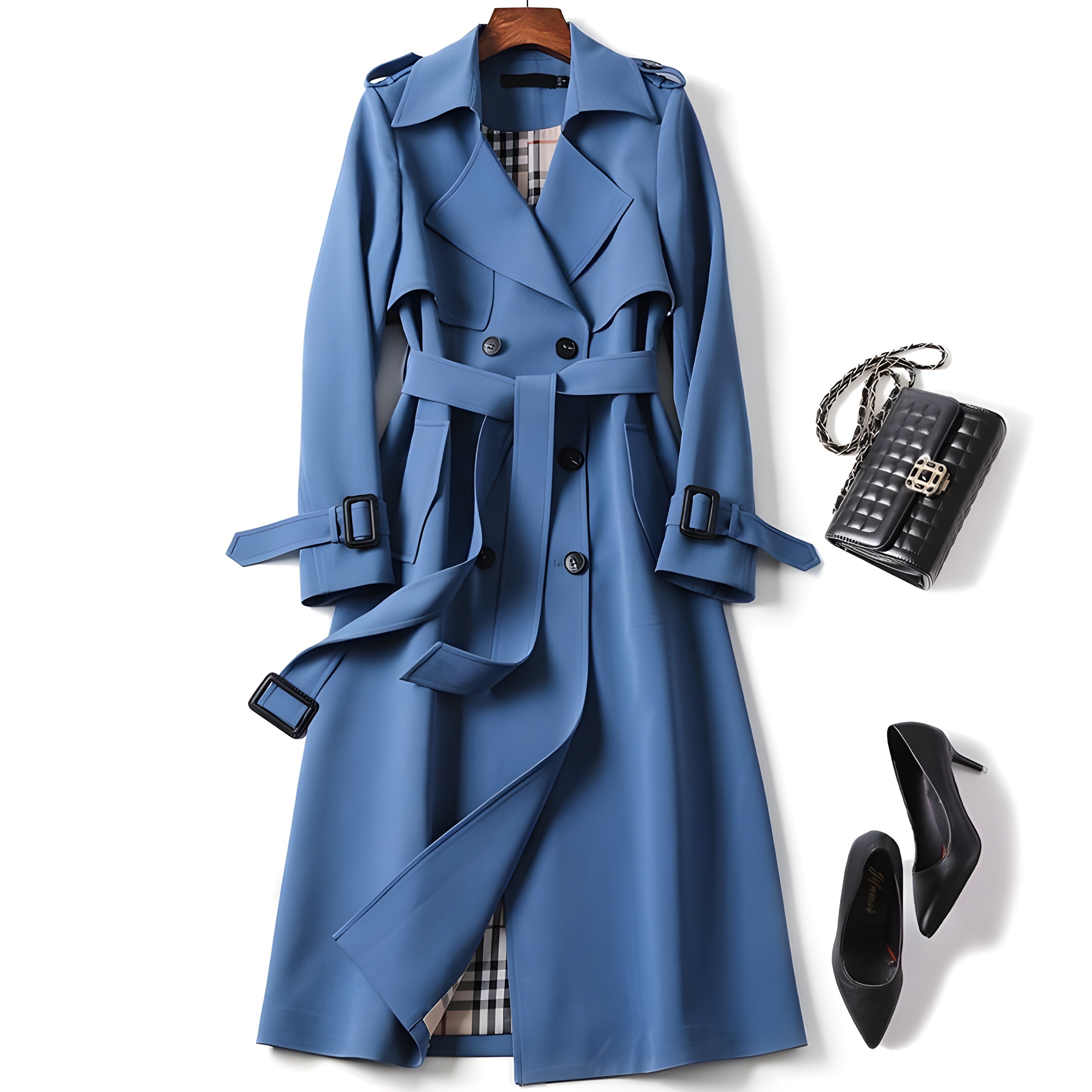 Darlene - Stylish Elegant Trench Coat-15518867259765-Mirella Fiore