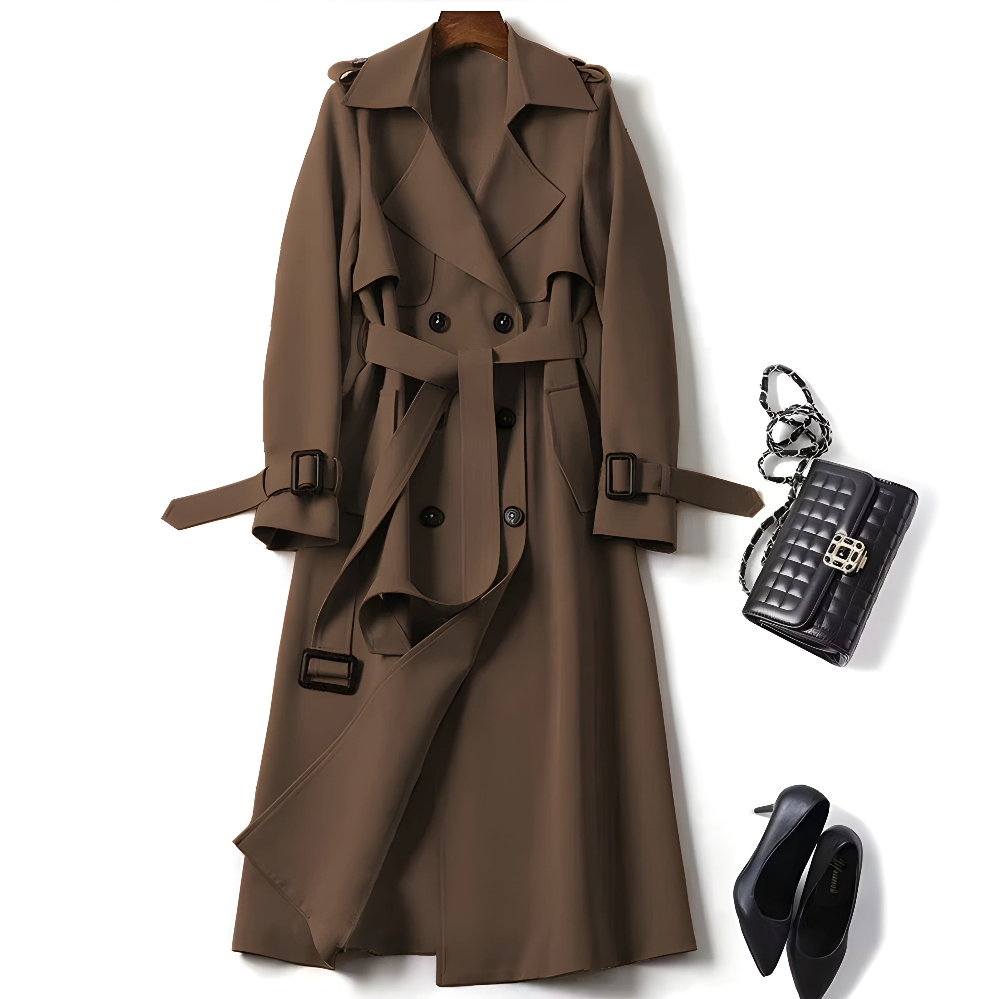 Darlene - Stylish Elegant Trench Coat-15518867259765-Mirella Fiore