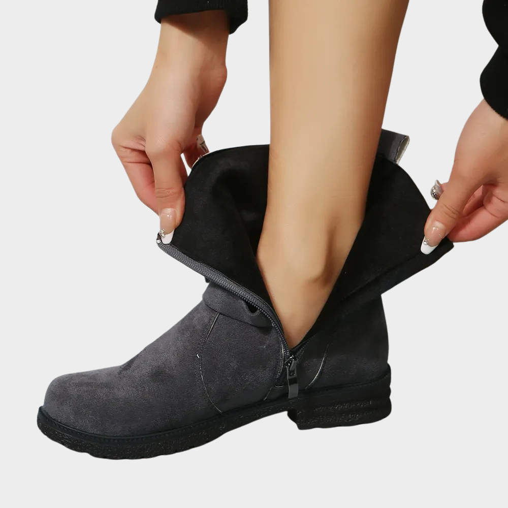 Delaney - Low Heel Ankle Boots-15520005882229-Nancy & Mae Savannah