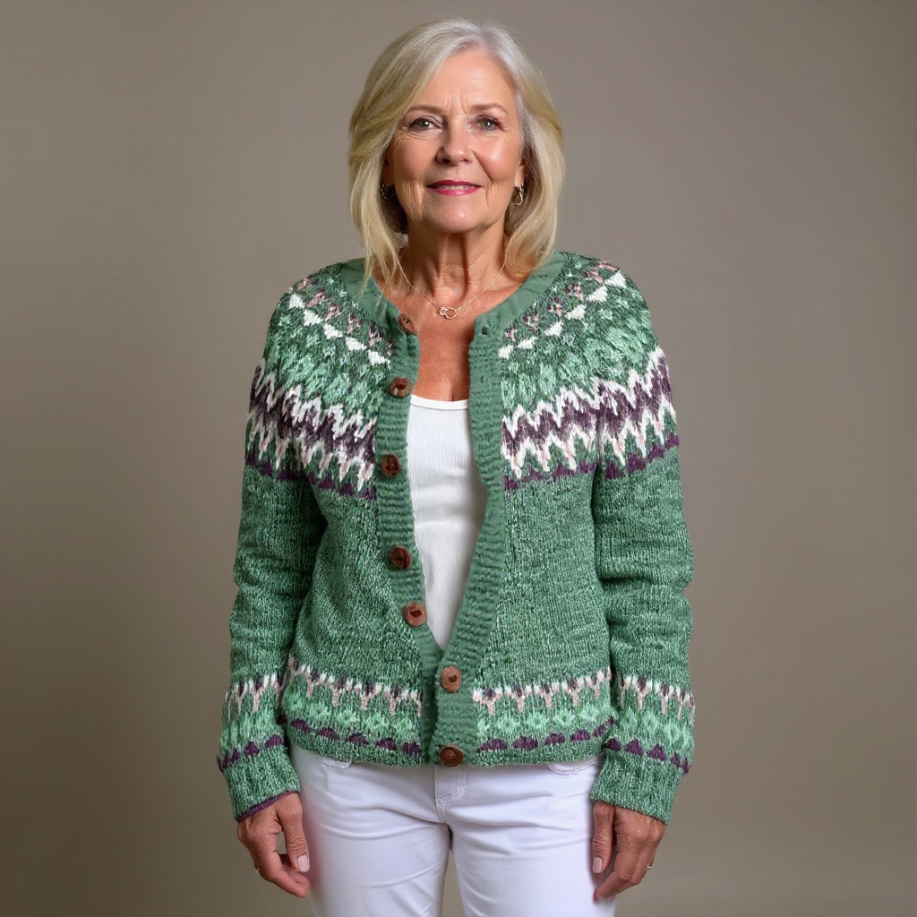 Delilah - Vintage Icelandic Cardigan-15531112694133-Mirella Fiore