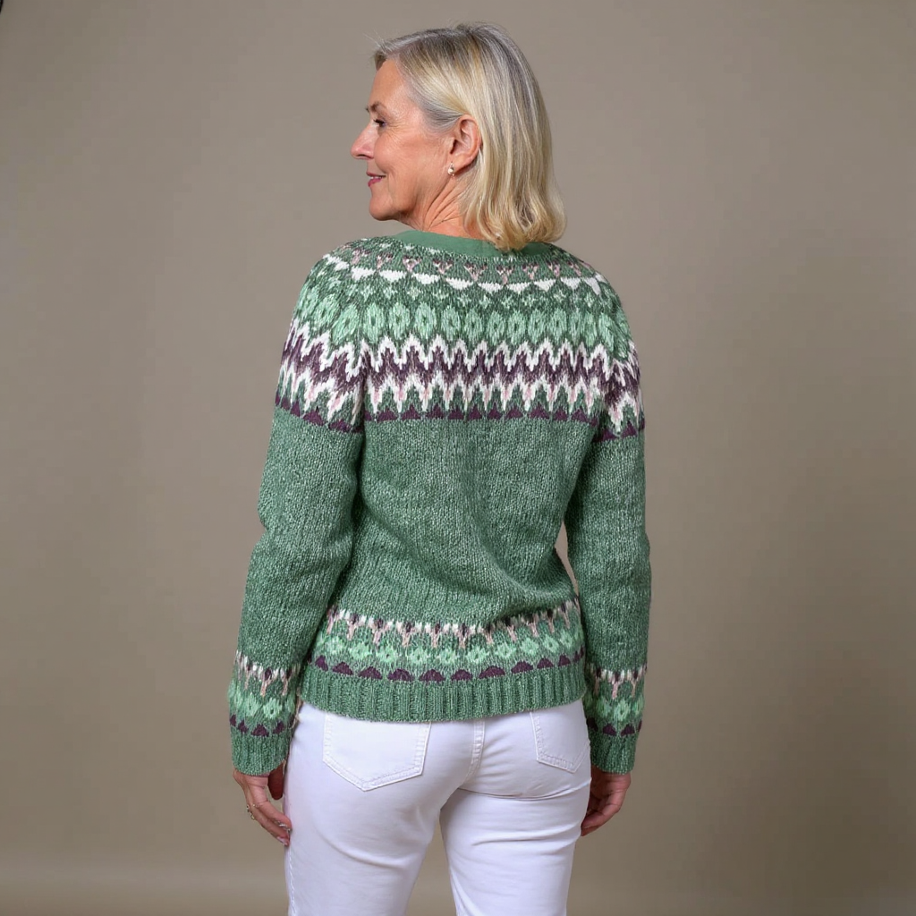 Delilah - Vintage Icelandic Cardigan-15531112694133-Mirella Fiore