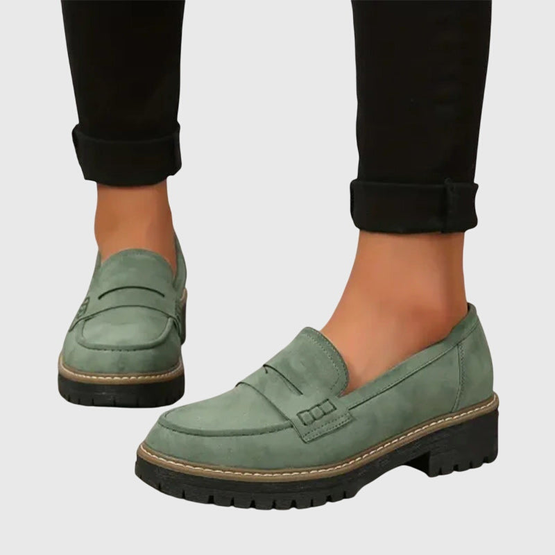 Destiny - Timeless Suede Loafers-15530061169013-Nancy & Mae Savannah
