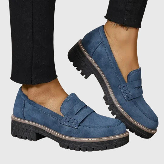 Destiny - Timeless Suede Loafers-15530061169013-Nancy & Mae Savannah