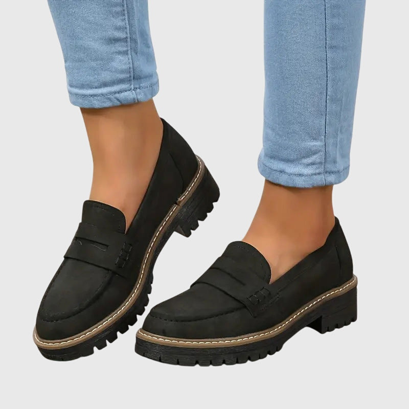 Destiny - Timeless Suede Loafers-15530061169013-Nancy & Mae Savannah