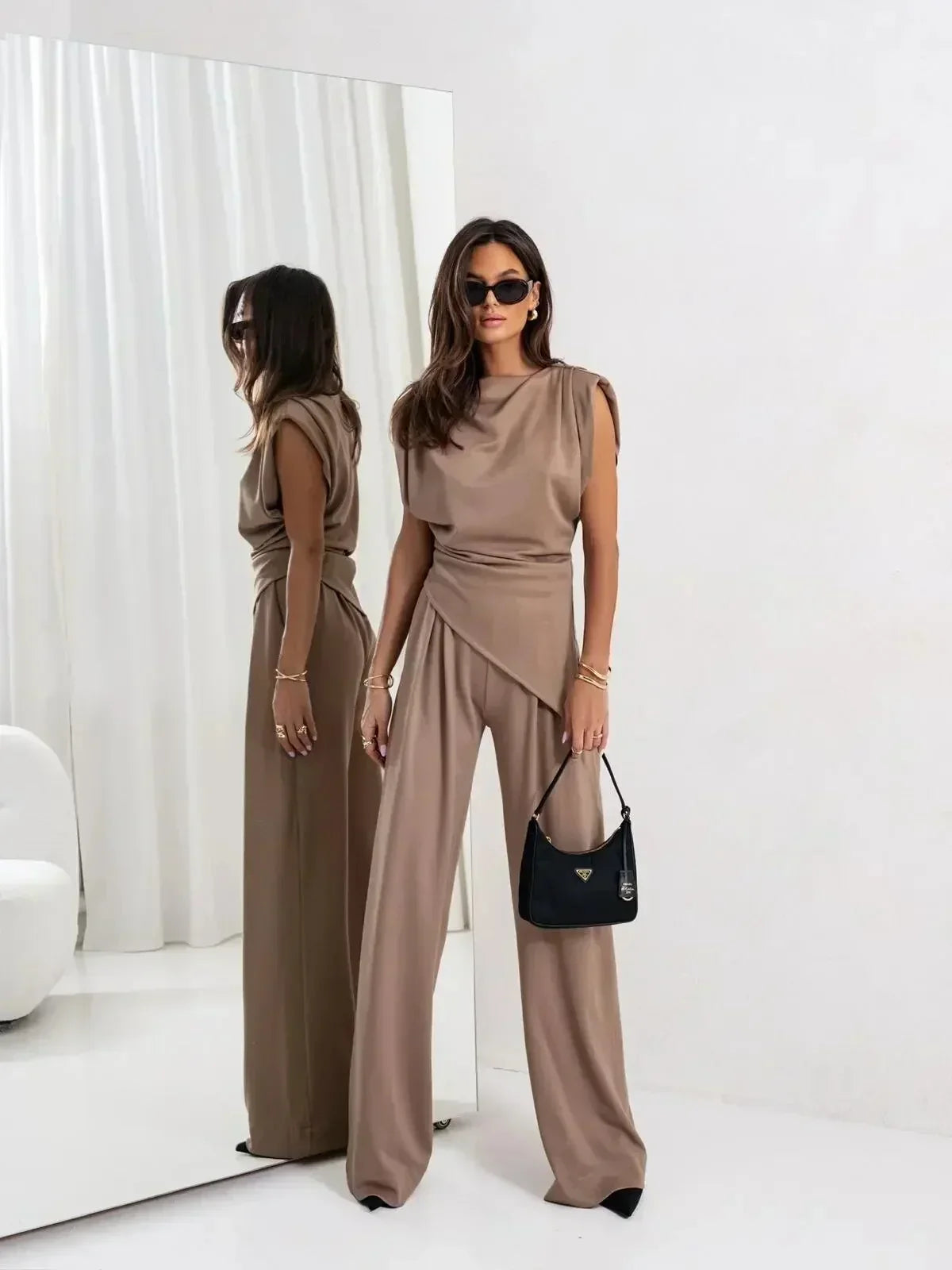 Diann - Elegant Two-Piece Set-15553262911861-Mirella Fiore