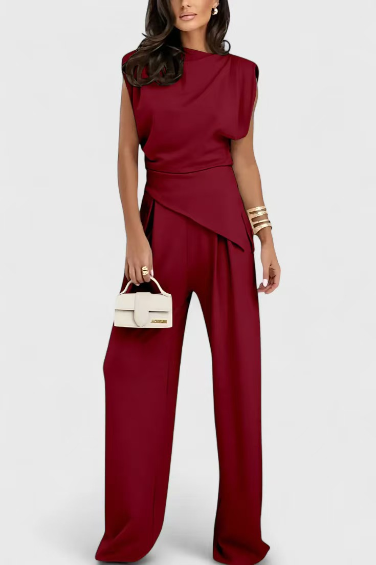 Diann - Elegant Two-Piece Set-15553262911861-Mirella Fiore