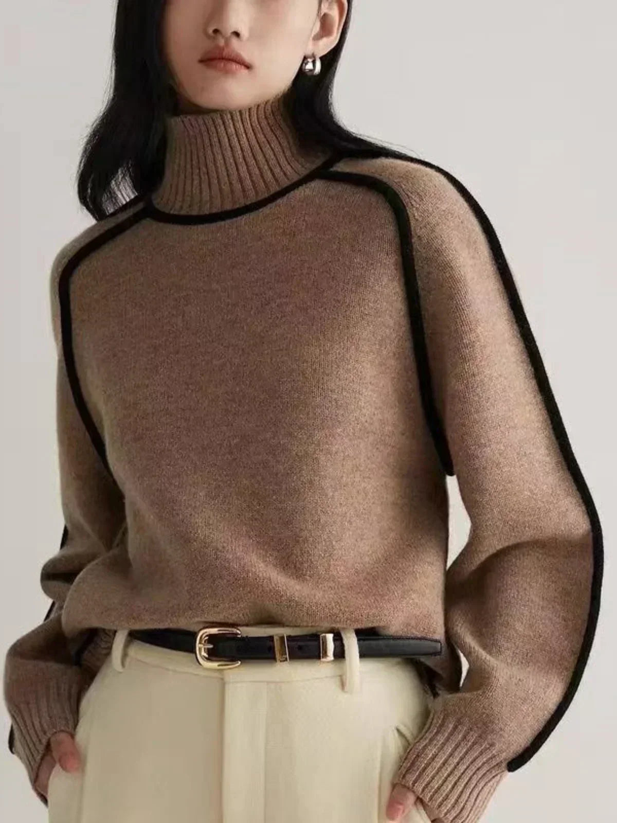 Donna - Elegant Turtleneck sweater-15547989786997-Nancy & Mae Savannah