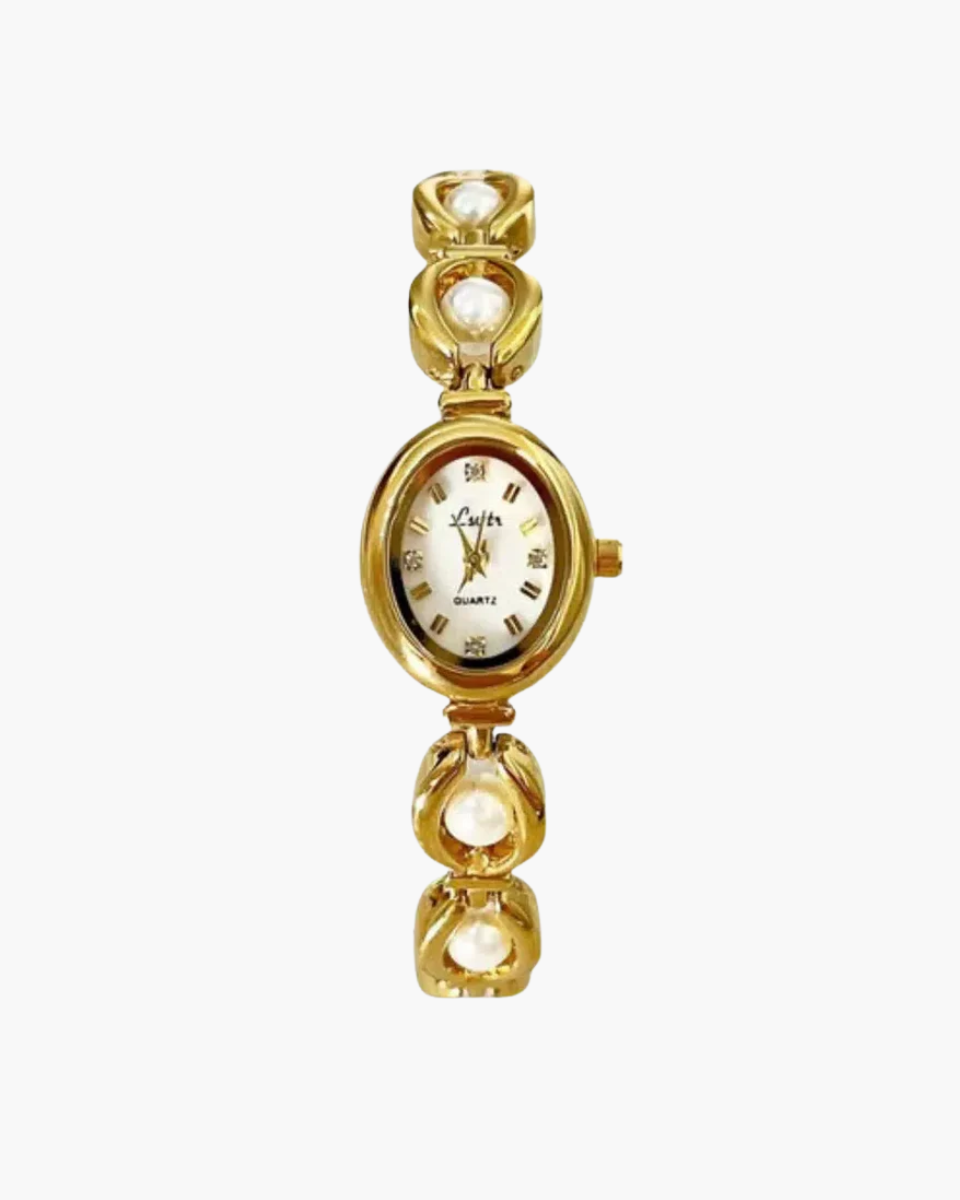 Dorina – Faux pearl details – Vintage watch-15233937375605-Nancy & Mae Savannah